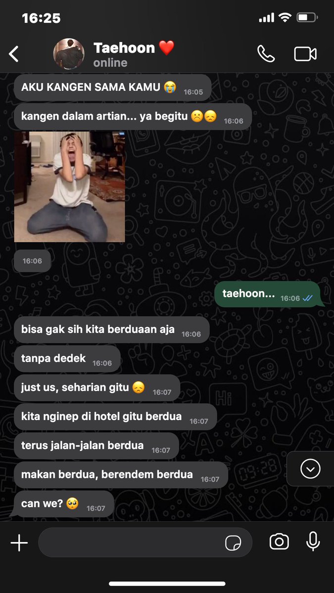 plotarchive_'s tweet photo. #howtofight #viralhit chatfic
— seong taehoon x fem! reader

when suami dan istri ‘saling kangen’ https://t.co/EEvm06Pbrn