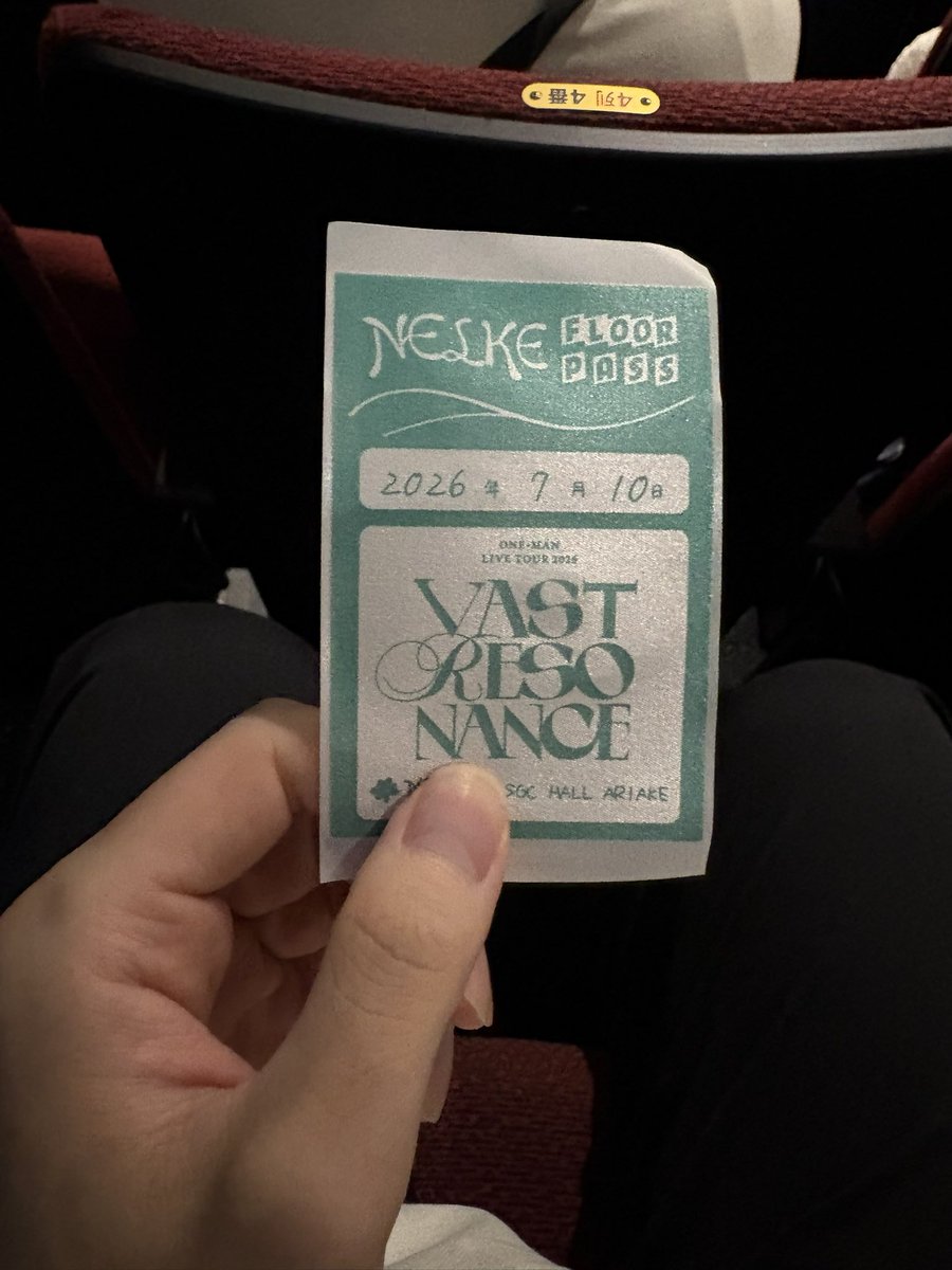MasaY1114's tweet photo. 本日は、NELKEワンマン
できたばかりのSGCホール、初めてなので楽しみ https://t.co/bG6xaTNIrl