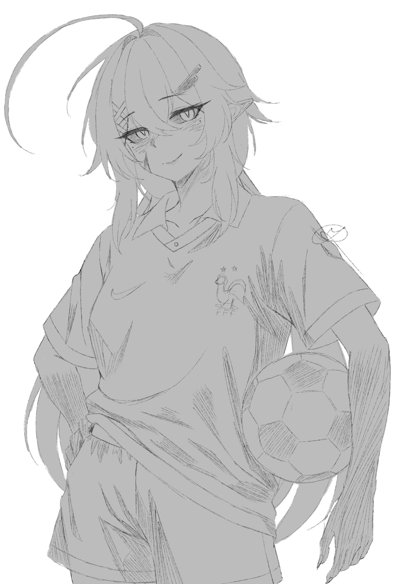 myzkii's tweet photo. Quick sketch ~

ALLER LES BLEUS !!! 🇫🇷🇫🇷🇫🇷 https://t.co/ZbwbchwU72