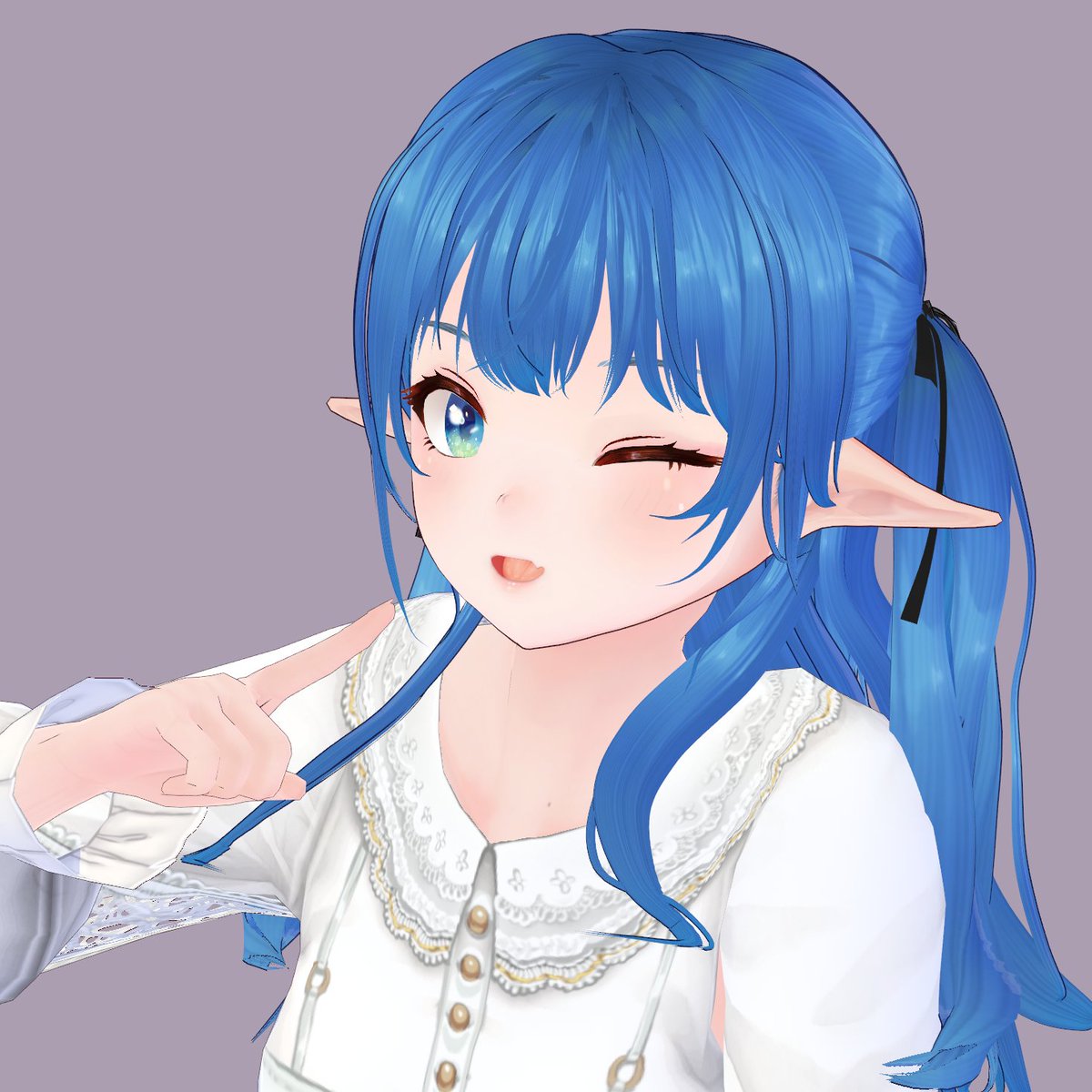 Tabi_Ai's tweet photo. 久々に VRoid Studio で前髪いじった！
1枚目：いまイジったやつ
2枚目：2024年時点のやつ https://t.co/2qjfmd7Xyv