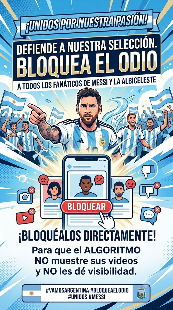 the_profesor99's tweet photo. @Lagusneta SE LO EXPLICO FACIL Y SENCILLO!
1. SI TIENE EL ✅️ VERIFICADO LA PUBLICACION ES PARA GENERAR INTERACIONES ELLOS MONETIZAN A BASE DE ESO NO IMPORTA LA BURRADA 
2. REVISA EL PERFIL SI NO SUELE HABLAR DE FUTBOL ES UN BOT
3. SI BLOQUEAN Y PONEN NO ME INTERESA SOLOS CAEN RT Y FAV https://t.co/I4qQe138J0