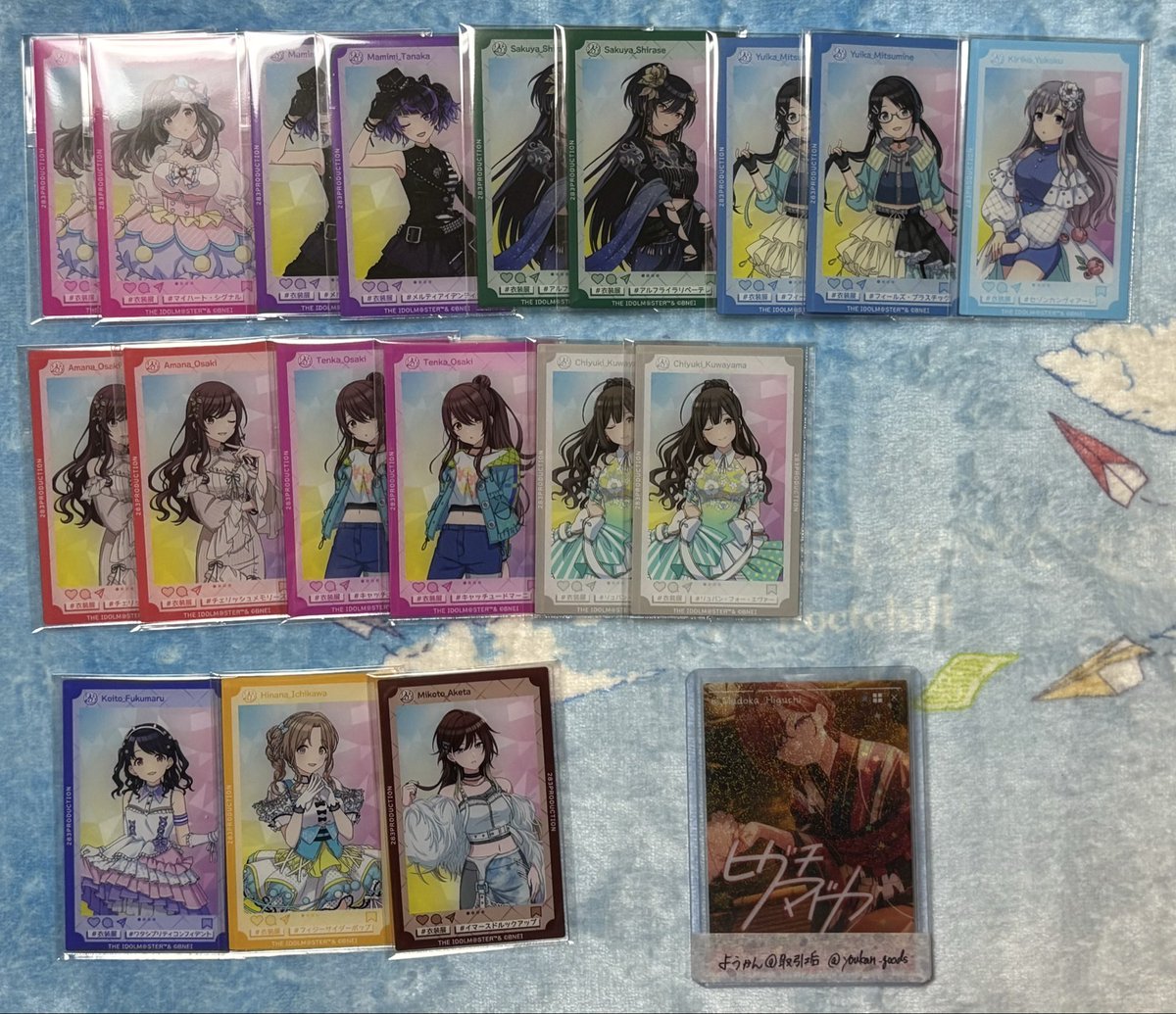 youkan_goods's tweet photo. 【交換】 シャニマス 衣装展 開催記念 アクカ

【譲】 画像1-3

【求】 開催記念 透1(友人分) or 同種円香 

郵送 or IWSF現地 or イベント現地 https://t.co/KtUf87UVd4