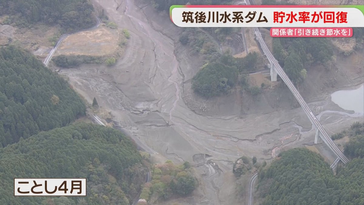 FBS_NEWS5's tweet photo. 筑後川水系ダム貯水率　大きく回復　水の使用量が増える夏「引き続き節水を」
#FBSニュース #福岡 

👇👇ニュースはこちら👇👇 https://t.co/XxrgPkAIFF https://t.co/map6dNbqhx