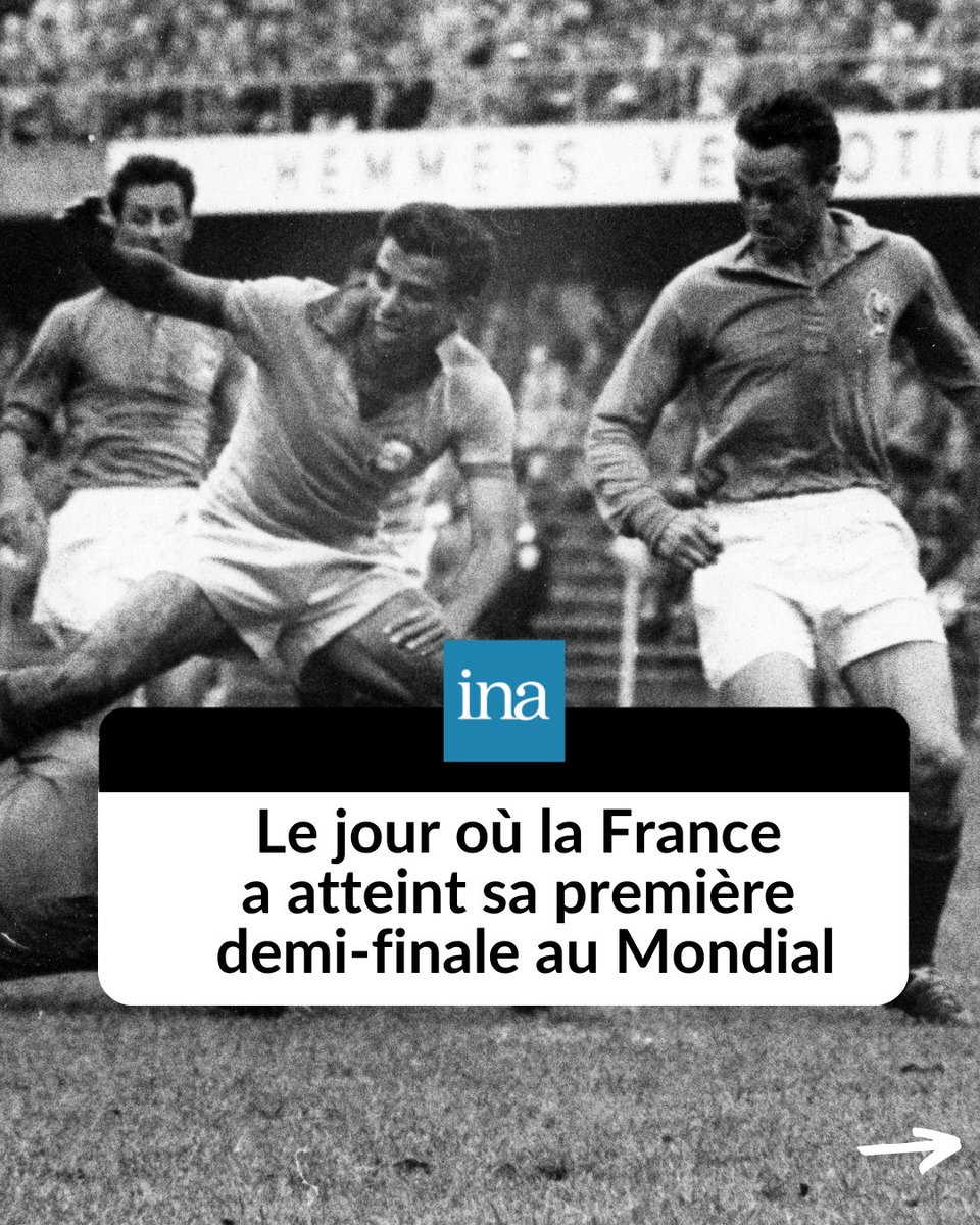 Inafr_officiel's tweet photo. La France est en demi-finale de la Coupe du monde pour la troisième fois d'affilée !

Mais quand a-t-elle joué une demi-finale pour la première fois de son histoire ? https://t.co/59wite5xF2