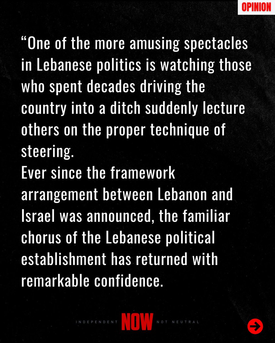 NOW_Lebanon__'s tweet photo. "The "Experienced" Men Who Negotiated Lebanon's Decline" 

Read The Full Article On Our Website:
https://t.co/WCrJApXnCZ

Linktree in Bio. https://t.co/B4DSu4fzcB