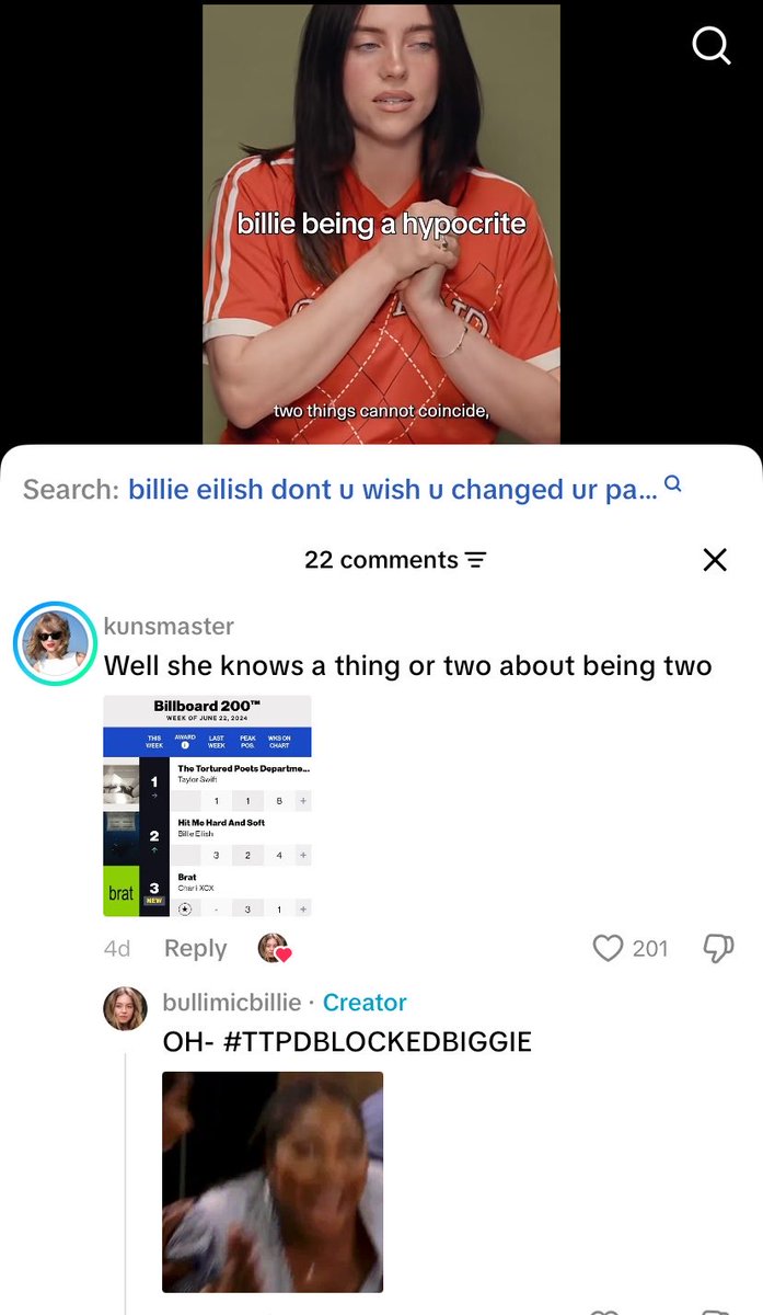 lanas_blvd's tweet photo. oh billie endings on tiktok https://t.co/CJqOKYbH8f