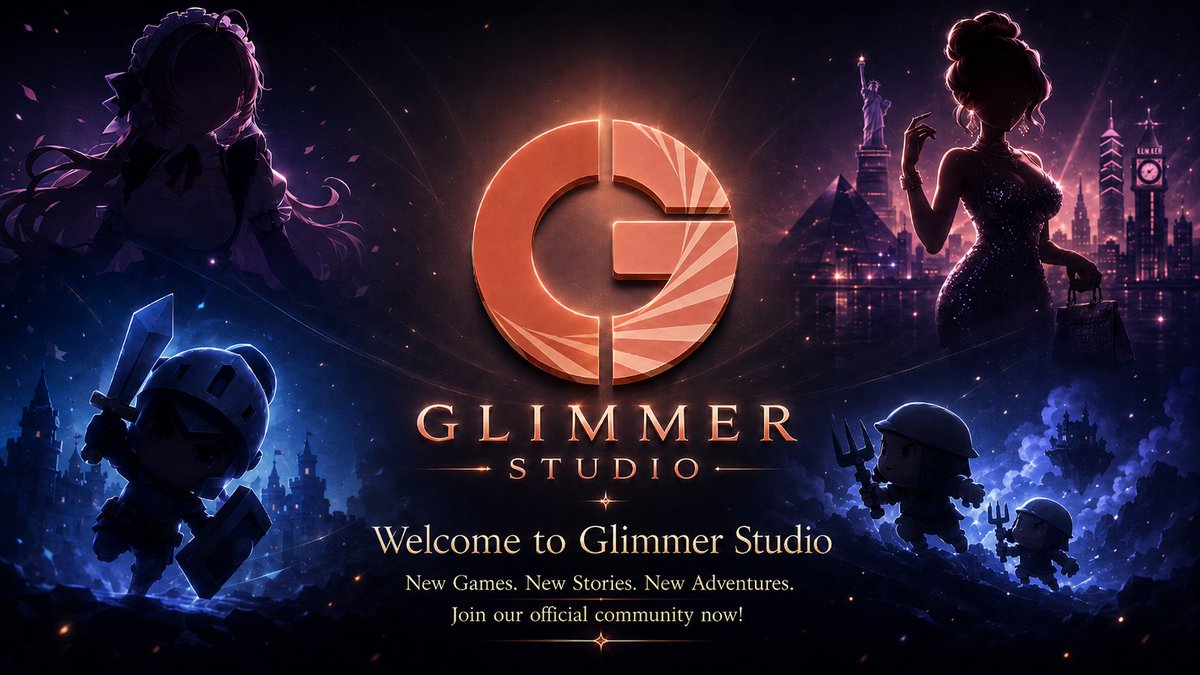 glimmerstudio_'s tweet photo. Dear Gamers,
We are Glimmer Studio, a game studio built on the belief that every great adventure starts with a small spark. Our dream is to turn a glimmer of an idea into great games that people share and remember. We create our games with our community, listen to our players, and give our teams the freedom to create experiences that stand the test of time. Now our official community is officially live!
[Community Perks]
First access to all upcoming community events & future giveaways (Steam Card rewards included)
Exclusive sneak peeks of our brand-new in-progress projects
Priority sign-up window for all official playtest opportunities
[Join Our Community]
For more rewards, the latest studio news, exclusive preview content, and full update details, visit our official community channel:
Discord: https://t.co/tKvxn5XEeK
Tap to Join!
Follow this official account to never miss studio updates, playtest sign-ups and community activities. Join our Discord to share your gaming thoughts with our team and fellow players.
The Glimmer Studio Team

#GlimmerStudio #IndieGame #GameStudio #GameDev #GamingCommunity