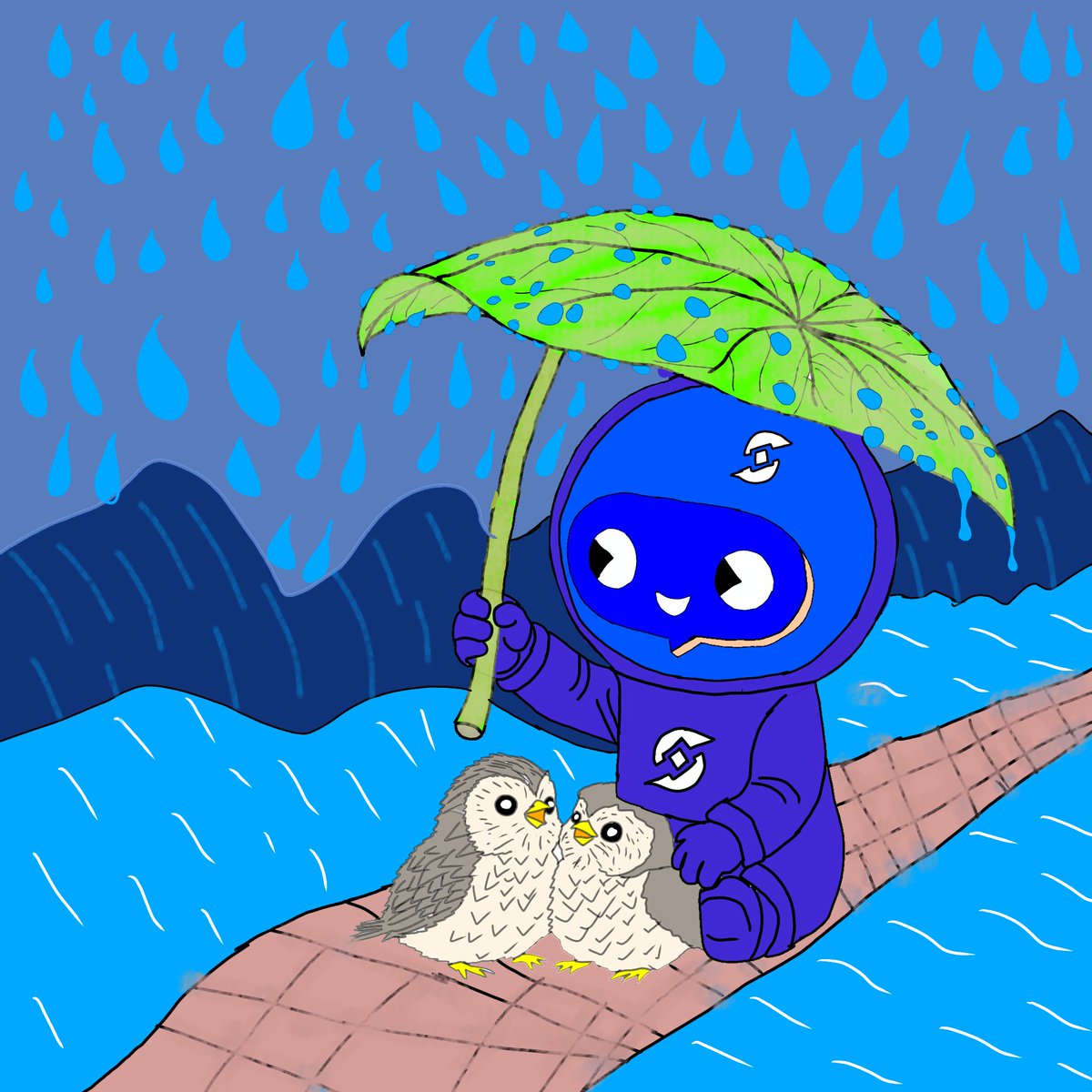 kryptomomin's tweet photo. Even the smallest act of kindness can brighten someone's day.

Today, Dlicom becomes a tiny shelter, holding a leaf high so two little birds can stay safe. 

Sometimes, being a hero simply means being there when it matters most.

@DlicomApp 
@dimakuncik https://t.co/gQXp2a8JGS