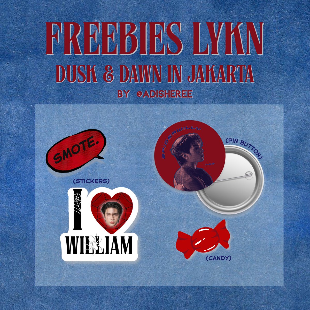 adisheree's tweet photo. freebies lykn dusk n dawn in jakarta 
— by @adisheree

𖦹 11 july 2026, the kasablanka hall
𖦹 find me and say hi (open for trade)
𖦹 kindly tag me if you got this!

rt and like are appreciated 
#LYKN
#LYKNDuskAndDawnxJakarta
#LYKNDuskAndDawnWorldTour2026 https://t.co/DRDHqdBAK3