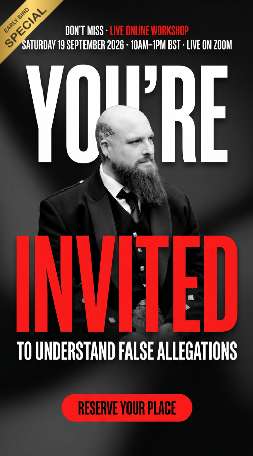 jaredwauthor's tweet photo. Thousands have read Nothing But The Truth. 

Thousands more have followed the Leave No Man Behind movement grow across 5 continents. 

Now, for one Saturday, there's a room. Live, not recorded, three hours to actually ask the questions the book couldn't answer in person. 

Understanding False Allegations: What You Need To Know. 

Saturday 19 September. 100 places. If we fill every one, I'm personally taking this to every press outlet I can reach, ten days after International Falsely Accused Day on 9 September, while the country's already talking about this. 

Early bird tickets, £17.50, until 31 July. Book here: https://t.co/NutdRolaio

@Lyn9SA @IFAD9S @FalseAccusedUK @AAFAI_org @m0wpg @PeaceAn40962730