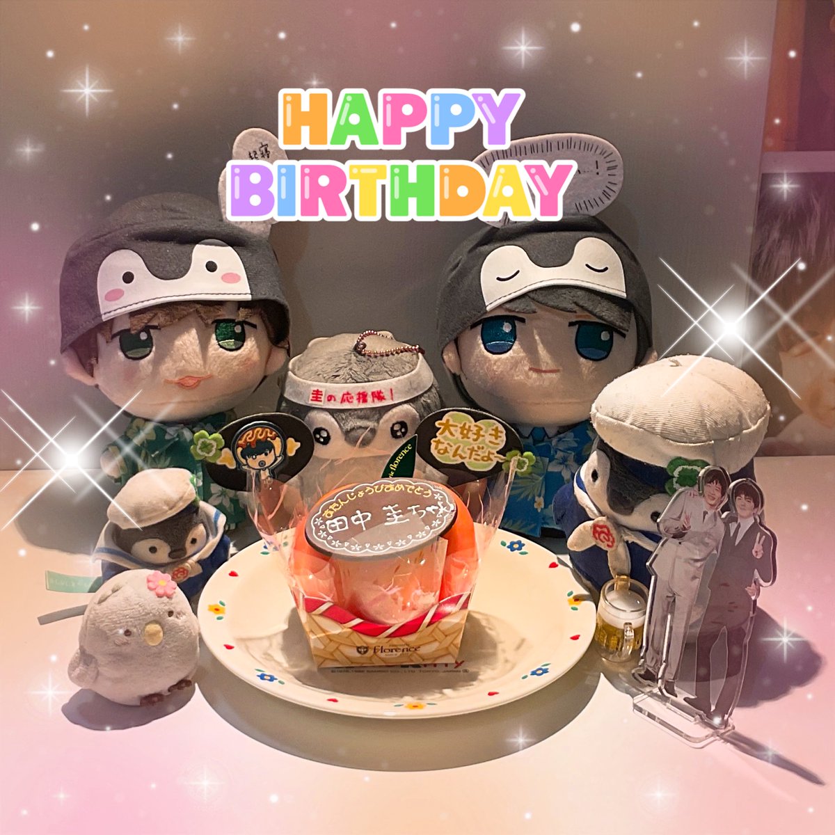 KARMAnoSAKA's tweet photo. 世界一尊い推しの誕生日(///▽///)

桃まるごとのケーキはめちゃくちゃ美味しいです(〃∇〃)

コウペンちゃんたちと一緒に食びるのだ(〃∇〃) https://t.co/7GGRRrTIS7
