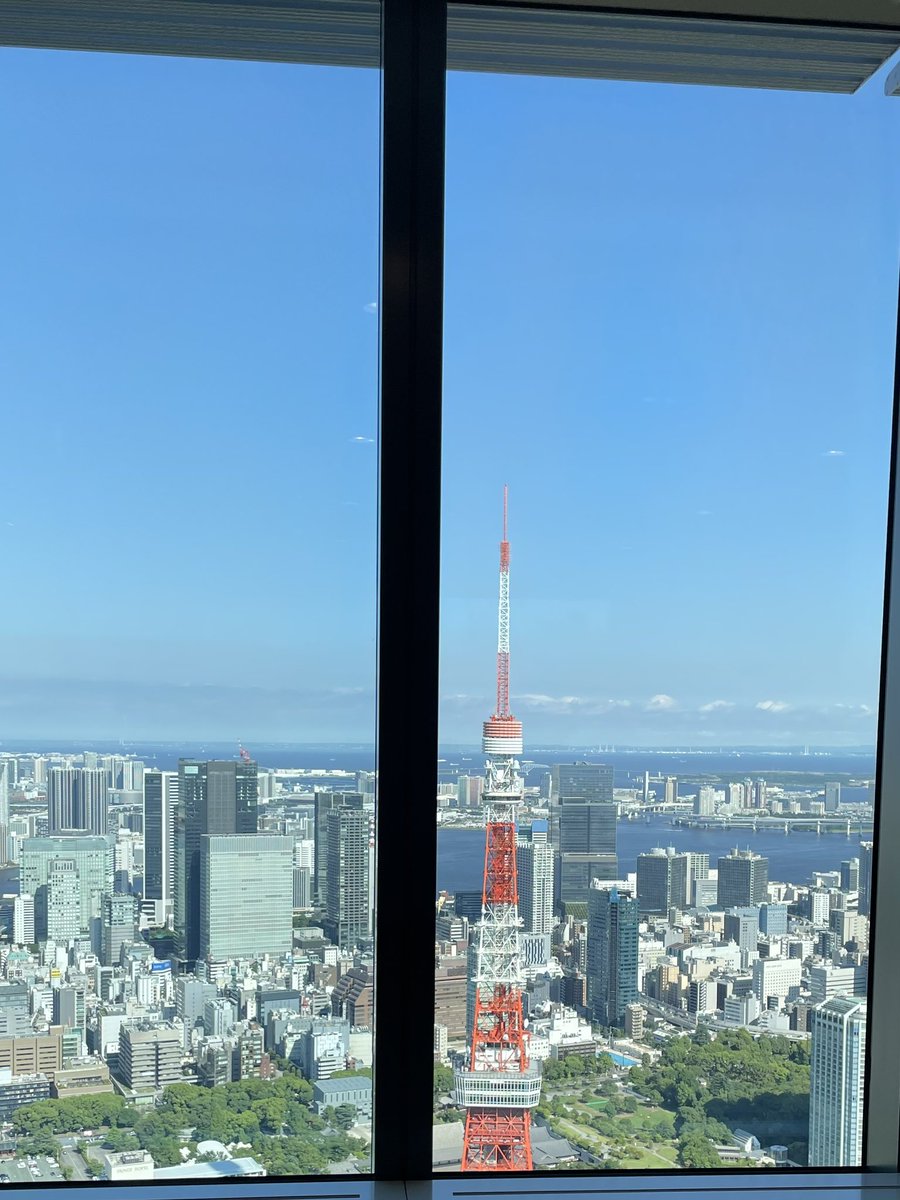 shunichi145's tweet photo. 麻布台ヒルズ。ええ眺めや。 https://t.co/Q5iYJLvtsO