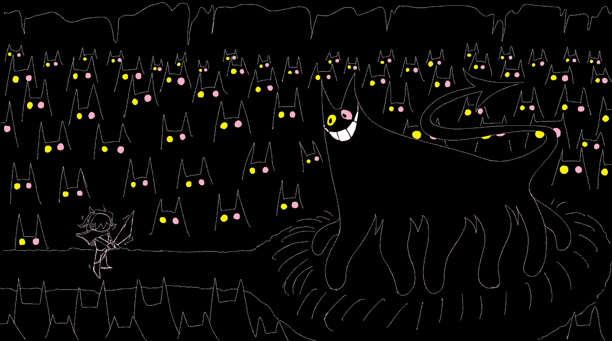 TophatterTop's tweet photo. * The Tail of Hell Encroaches 
#deltarune https://t.co/8shUTgteX8
