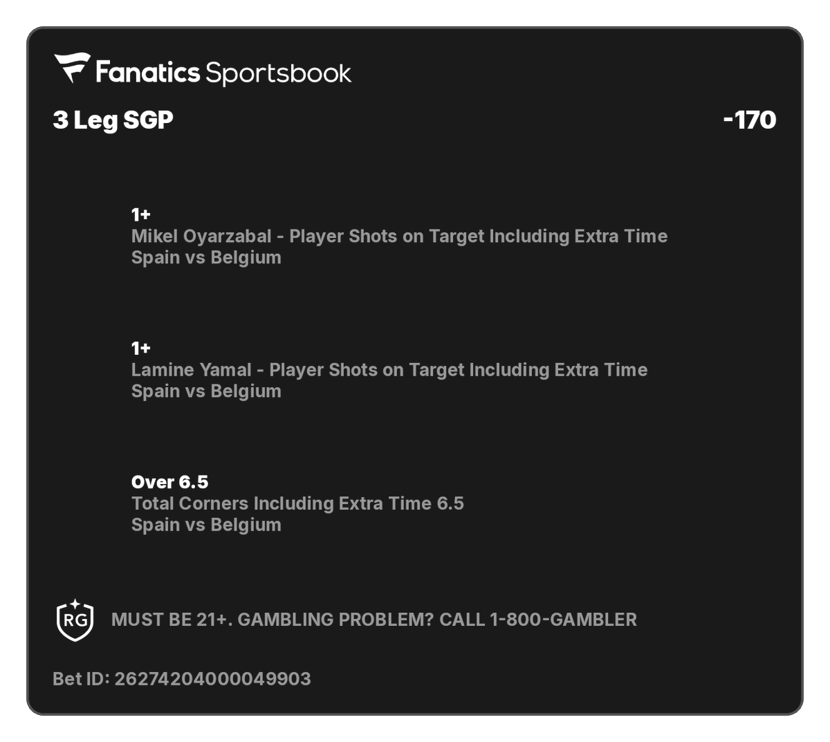 njabb914's tweet photo. A friend shared a bet with you on Fanatics Sportsbook. Tap the link to view and copy their bet. Don't forget, you earn FanCash on your bets. New to Fanatics? Claim your welcome bonus. Must be 21+. Terms apply.
https://t.co/rlpXKVLAo9 https://t.co/qZsqUeIjhc