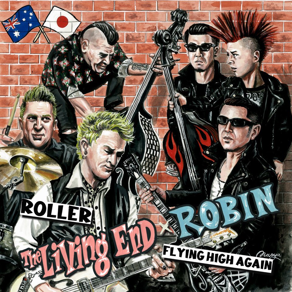 GOLLIPOP_RECORD's tweet photo. ☠️⚡︎スプリット7インチ発売⚡︎☠️
￣￣￣￣￣￣￣￣￣￣￣￣￣￣￣
The Living End × ROBIN
⠀
17年ぶりの来日、
15年ぶりの再始動、
そして両者の共演を記念し___ _
⠀
スプリット7インチ・アナログ盤
#SEEZRECORDS よりリリース決定‼️
⠀
The Living End × ROBIN
会場限定スプリット7インチ・アナログ盤
⠀
SIDE A...The Living End『Roller』
SIDE AA...ROBIN『Flying High Again』
《一枚 2000円》7月15日(水)発売
⠀
コチラは限定500枚、
会場限定販売となります!!
⠀
：
⠀
－収録曲
SIDE Aには、The Living Endが2025年に発表した最新アルバム『I Only Trust Rock n Roll』より「Roller」を、SIDE AAには、ROBINの2008年発表の4thアルバム『Thunder & Speedumb』より「Flying High Again」を収録。
⠀
－販売は全5公演限定
The Living End “I Only Trust Rock n Roll” JAPAN TOUR 2026の東名阪CLUB QUATTRO公演をはじめ、7月20日（月・祝）渋谷 Spotify O-EASTで開催される「Lewis Leathers presents Wings, Wheels and Rock’n’Roll Vol.4」、そして8月24日（月）新宿LOFTで開催されるROBINの15年ぶりとなるワンマン公演『ROBIN ワンマン SHOW!!! ～ATTACK FROM GOTHAM CITY Chapter2 / 2026～』の各会場にてご購入頂けます!! 
⠀
：
⠀
_ぜひ会場で手に入れてください!!
#ROBIN #TheLivingEnd #NEWS