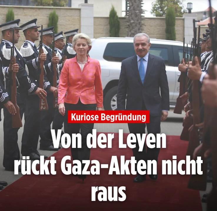 moritzkoerner's tweet photo. Von der Leyens geheime Gaza-Milliarden:

Die EU-Kommission gibt zu, dass sie nicht weiß, wie viele EU-Milliarden nach Gaza geflossen sind.

Ursula von der Leyen schließt trotzdem jeden Missbrauch aus - und sperrt EU-Parlamentariern den Zugang zu den Akten.

Thread: https://t.co/R7kRVef44B