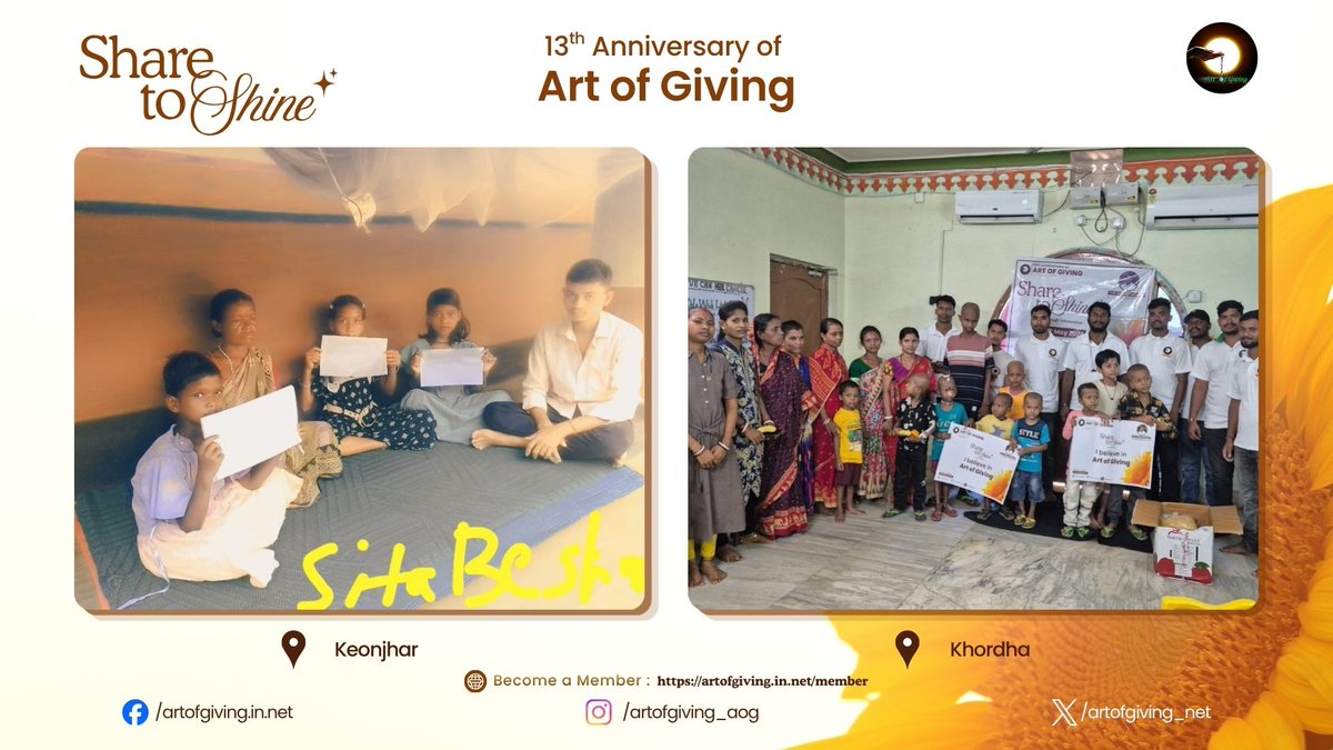 artofgiving_net's tweet photo. AtKalahandi, Keonjhar, Khordha, Balangir, Rayagada, Malkangiri, Sundargarh, and Subarnapur, Ms. Rachana Patra, Ms. Namita Munda, Ms. Sita Beshra, Mr. Bhuteswar Patra, Ms. Rachana Kalsai, Mr. Pramod Kumar Naik, Ms. Modhusmita Pidika, Ms. Jagnyasini Majhi, https://t.co/wgg9JOdLWk
