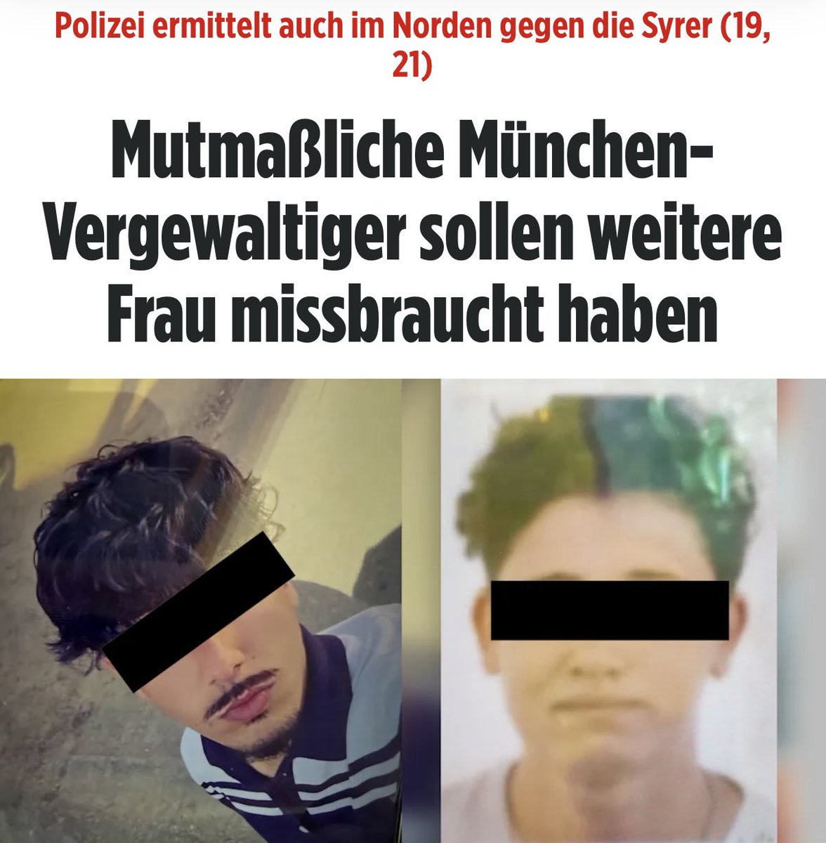 GeraldGrosz's tweet photo. Zwei syrische Mutmaßliche aus dem München-Vergewaltigungsfall sollen bereits eine weitere Frau missbraucht haben!
Während Söder und Merz Abschiebungen von Kriminellen groß versprechen, bleibt die bittere Realität: Man begnadigt sie, lässt sie im Land, alimentiert sie mit Steuerzahler-Geld und Sozialhilfe – damit sie wieder zuschlagen können!
Schein-konservativer Poltergeist pur! Genug der Heuchelei!
Zeit für Konsequenzen: Ab nach Hause!
Gerald Grosz – Ab nach Hause
https://t.co/me4sD1mMMX