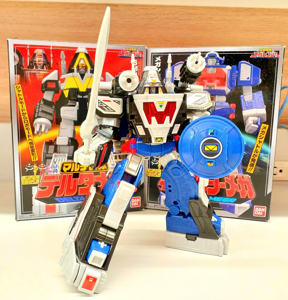 新品未開封BOX スーパーミニプラ ギャラクシーメガ デルタメガ メガレンジャー 入荷情報🤖✨】 電磁戦隊メガレンジャーより、スーパーミニプラの