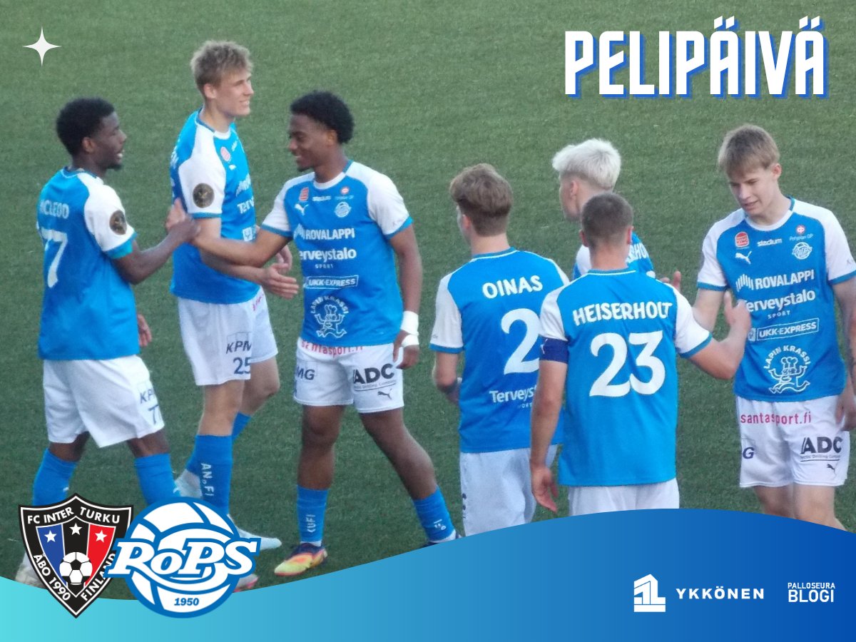 Palloseurablogi's tweet photo. #Pelipäivä! Tänään perjantaina Ykkösessä #FCInter2-#RoPS klo 17.30 alkaen @ Veritas Stadion. Tiukka kamppailu edessä Turussa, mutta luotto sinipaitoihin on kova. Tsemppiä peliin RoPS, hoidetaan ottelusta pisteet mukaan pohjoiseen! 💙 #siniselläsydämellä #Ykkönen https://t.co/3XDZM058T4