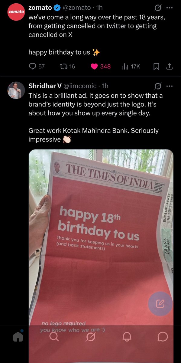 PraveshTweets's tweet photo. @iimcomic Twitter algorithm says otherwise https://t.co/Ryhkob3S8M