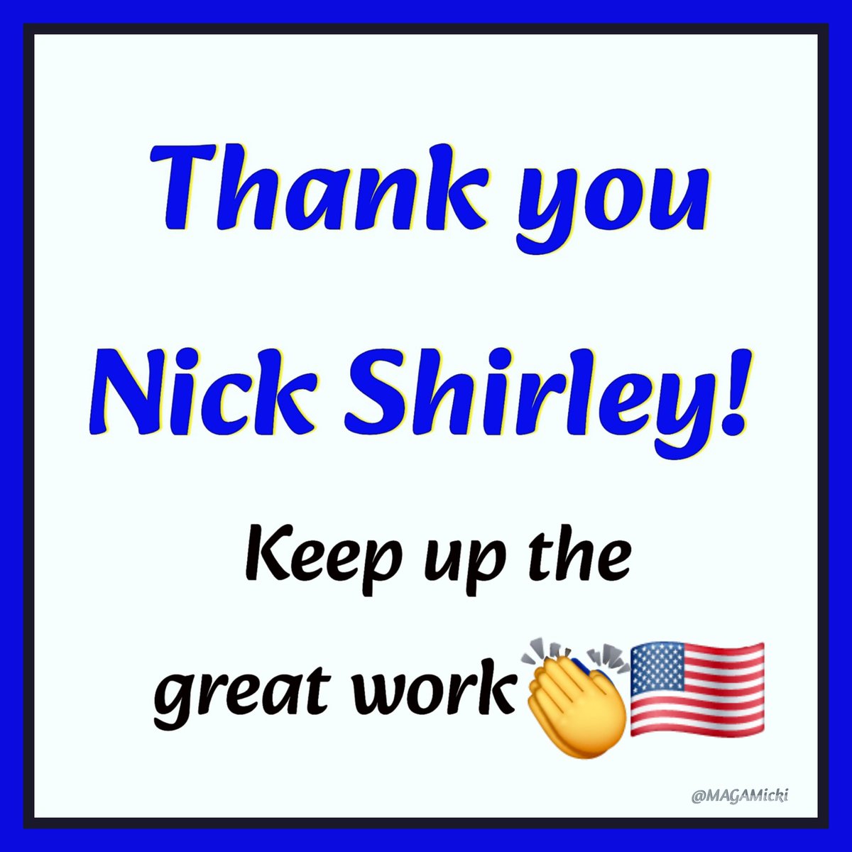 MAGAMicki's tweet photo. @MAGAVoice Nick Shirley is the MAN 💪🇺🇲 https://t.co/c5gxDZv049