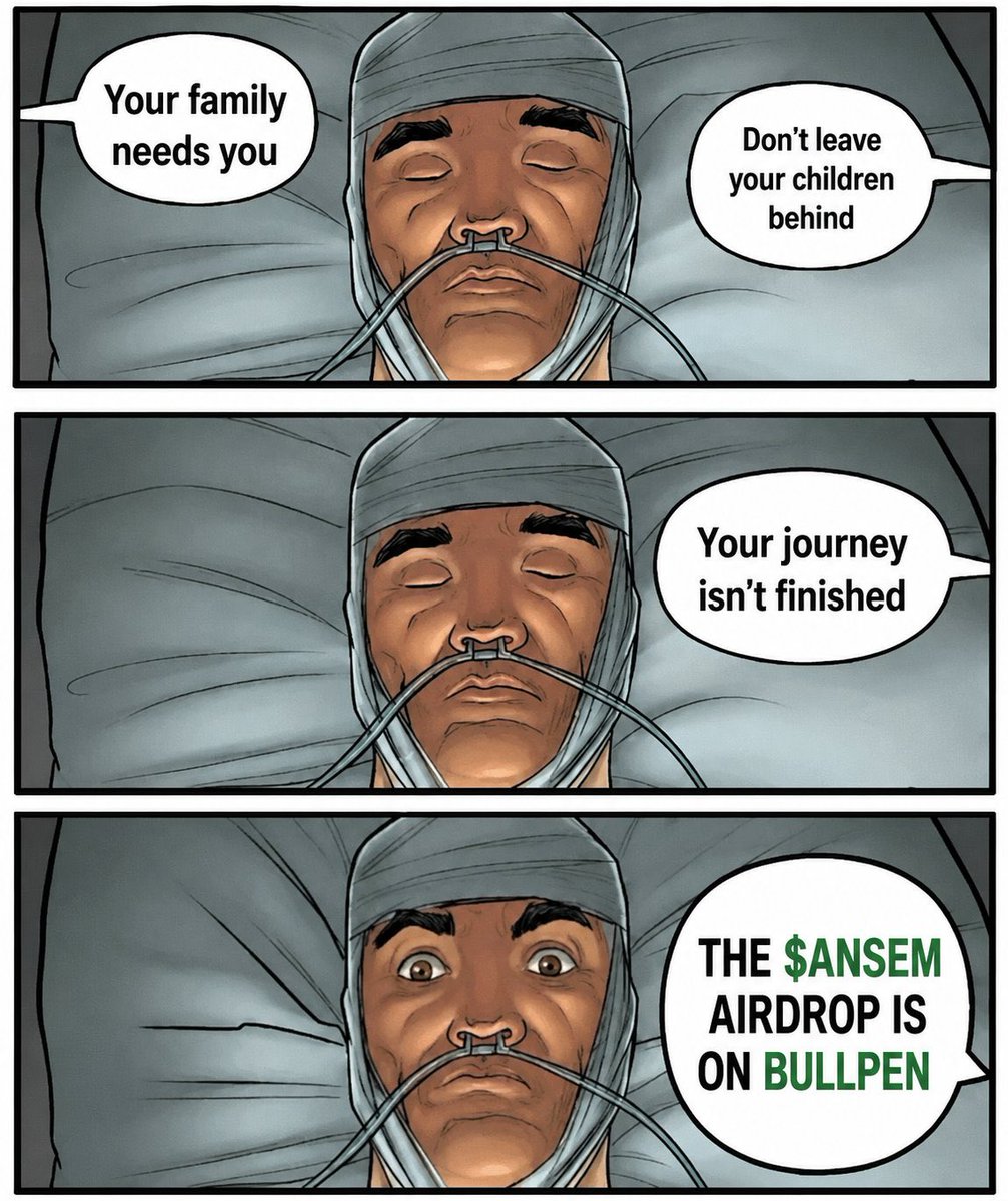 darkhourspd's tweet photo. $ANSEM airdrop on @BullpenFi
hold $ANSEM • connect X • Bull Post. 

@blknoiz06 idea for @Ansemmeme a weekly $ANSEM meme competition.

How it works:

. create a meme around the $ANSEM narrative

. tweet it with #ANSEMMeme and tag @ansemmeme

. @Ansemmeme retweets every valid entry

top 3 best-performing retweets on @Ansemmeme each week win

winner selection is simple and fair: everyone gets the same exposure through @Ansemmeme, and the highest engagement wins.

1st: $150 in $ANSEM
2nd: $100 in $ANSEM
3rd: $50 in $ANSEM
Total: $300 per week

@blknoiz06   interested in sponsoring the prize pool? the community is ready to create. memes spread culture. we just need your signal.

#ANSEMMeme