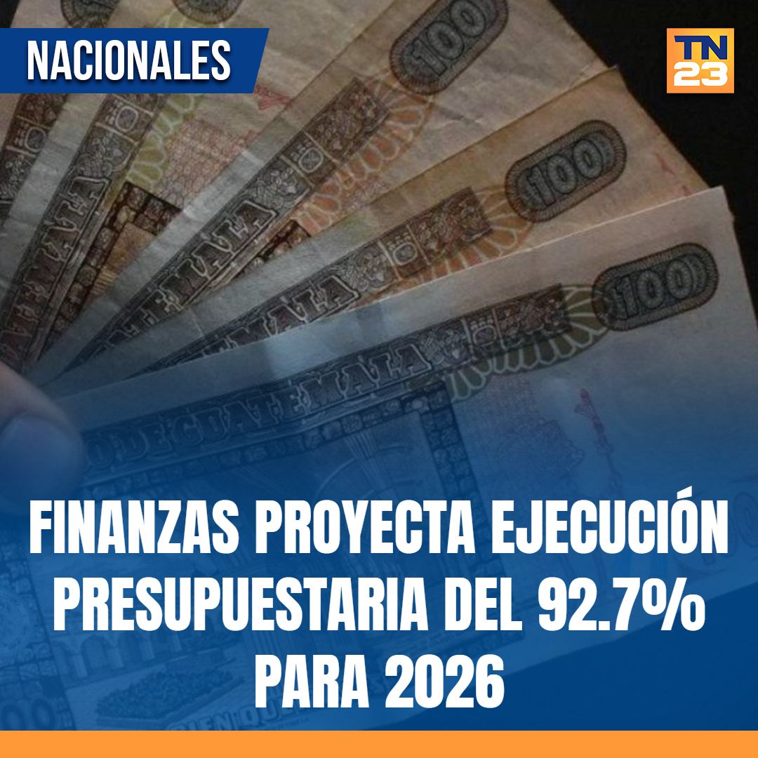 TN23NOTICIAS's tweet photo. #Finanzas #proyecta #ejecución #presupuestaria del 92.7% para 2026 ➡️ https://t.co/pTgmMKcRTu https://t.co/rEtyl7kBy1