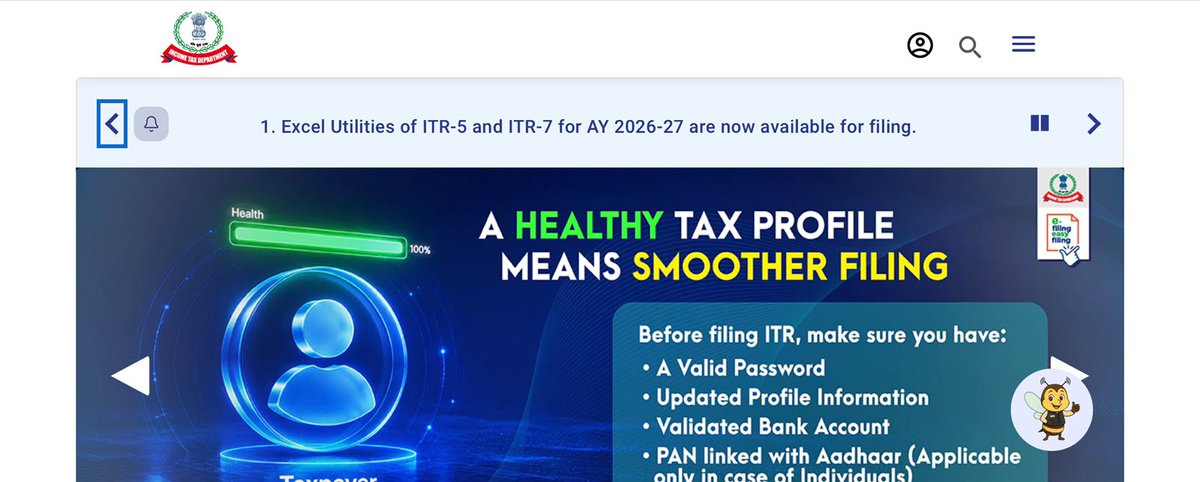 Income Tax India tweet media