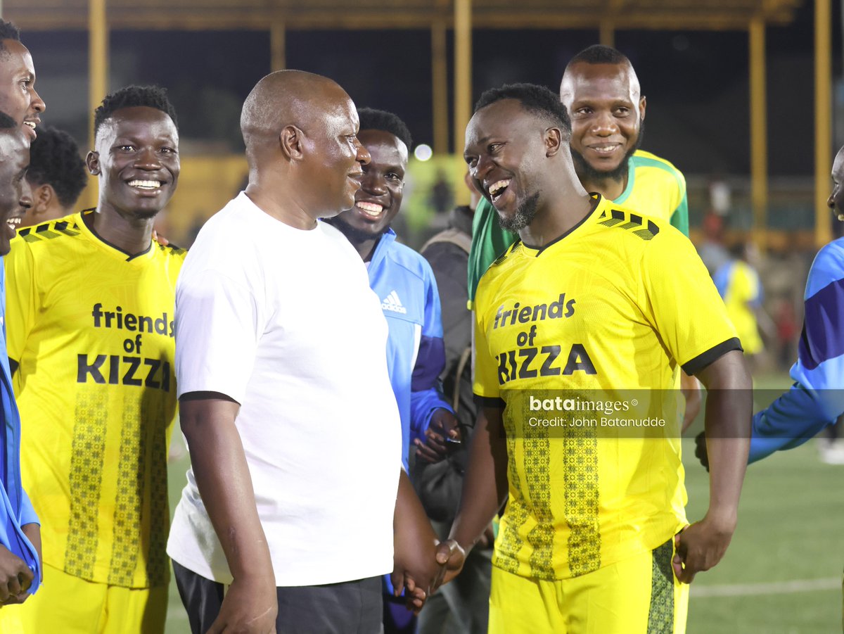 BataImages's tweet photo. Mike Mutebi reunited with his boys last Night as Friends Mustafa Kizza  played Friends of Victor Wanyama and Donald Mariga. https://t.co/iksciTlx5P