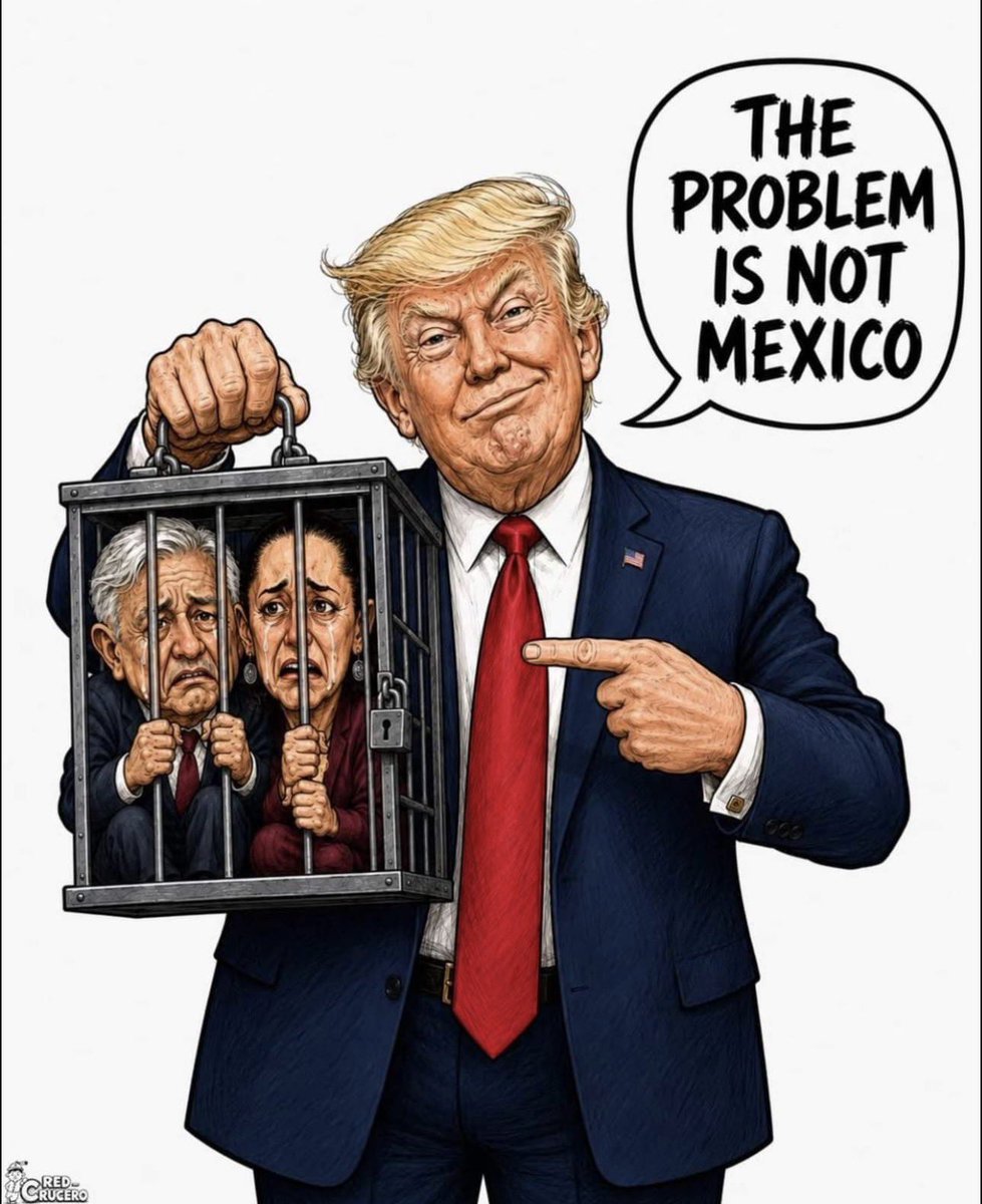 JACrespo1's tweet photo. Insisten los morenistas que Trump se está metiendo con México como país.

No precisamente. https://t.co/MdYV6aNsxJ