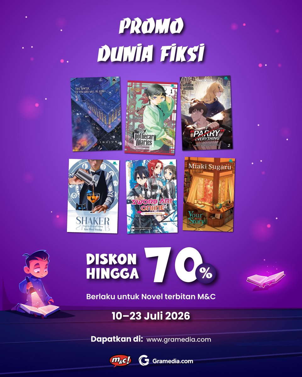 Penerbit Clover (m&c! Gramedia) tweet media