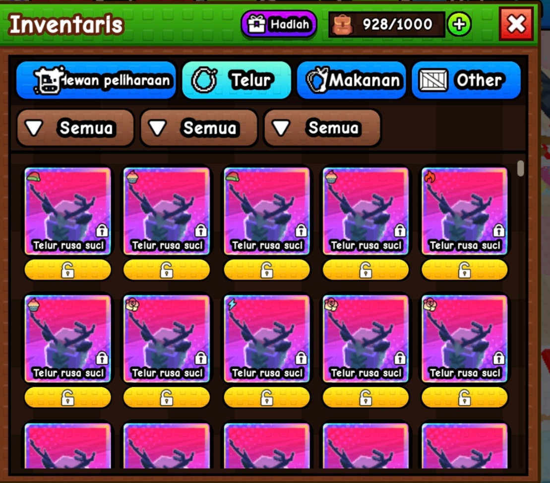 Jayyspet's tweet photo. WTS Egg Build a Zoo

🥚Perteluran Duniawi🥚
¤ Bella Slime Egg 400p
¤ Petalwing Egg 600p
¤ Sacred Deer Val, Cream, Slime 3K
¤ Dino Egg (Telur Brontosaurus) 2K
¤ Slime Dragon Egg (Telur Glazyn) 3K
¤ Admin Wild Egg 10K
¤ Ocean Admin Val/Slime 5K
¤ Food Start 300p (DM For Stock) https://t.co/Q6bbX3Kloz