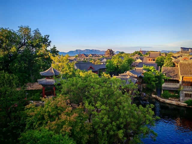 Topten500's tweet photo. Mingshui Ancient City, Jinan, Shandong, China https://t.co/iMf23lh6w2