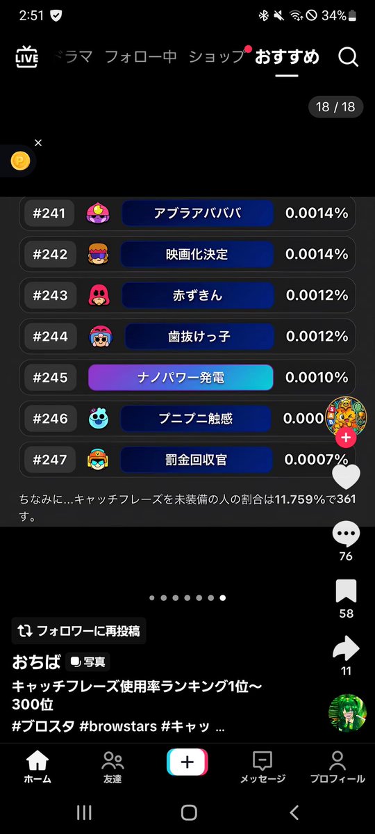 doyun44's tweet photo. 俺0.0012%の1人😅 https://t.co/AbyXGlOEyW