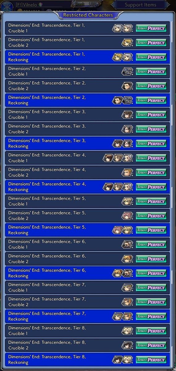 VisualFanfare's tweet photo. All that effort and time spent in Dissidia Opera Omnia. 😅 The new Dissidia just isn't the same, miss the previous one. #FinalFantasy #DFFOO #DissidiaOperaOmnia #SquareEnix https://t.co/yuAl0BEpeZ