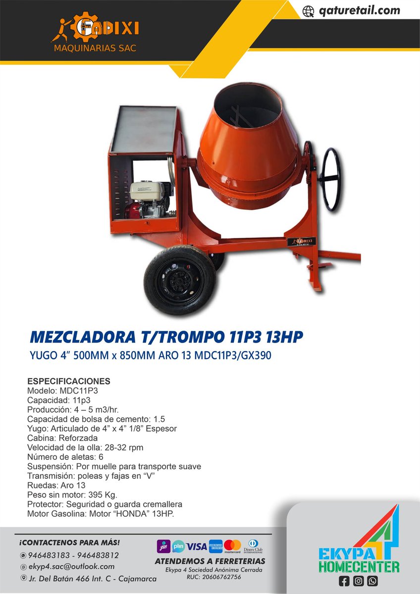 ronalb2312's tweet photo. Lleva tu construcción al siguiente nivel con la Mezcladora Tipo Trompo de 13HP Directamente aquí:  https://t.co/AqNr1zVfq9 https://t.co/DteD1xzRJO