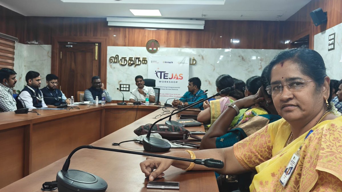 AcicKif's tweet photo. Virudhunagar district administration in association with Start up TN and Startup India (DPIIT) is organised "TEJAS" workshop &amp; Startup Expo @ Collectrate Campus Virudhunagar. https://t.co/l8PucxrVfT