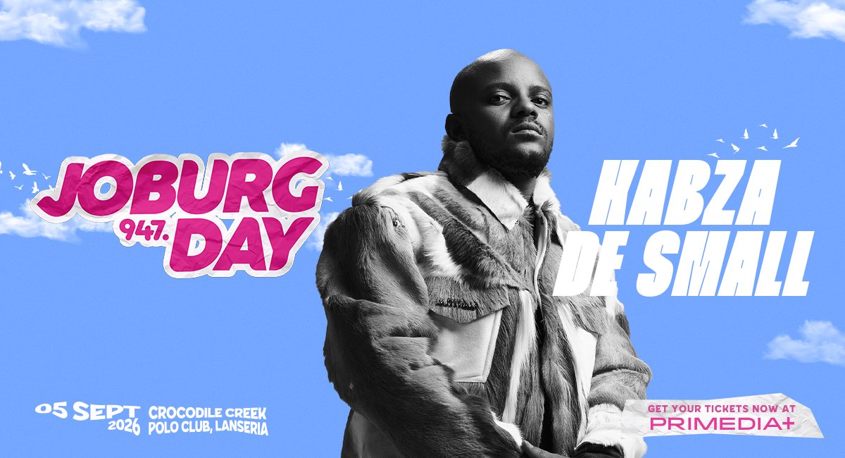 947's tweet photo. THE KING IS HERE 👑🎹 @KabzaDeSmall_ brings the log drums to #947JoburgDay, and the whole venue is about to shake. Iconic. Unmissable. 

Grab your GA tickets NOW from R550 & check out the full lineup on https://t.co/toZk4DeAyk for an unforgettable day of entertainment! -> https://t.co/j90Wt9JxiU