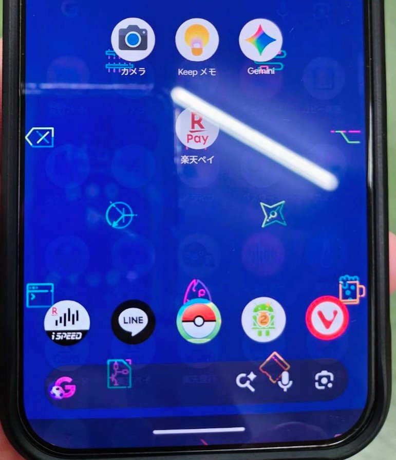 kyn_orz's tweet photo. 撤回するわ、pixel10pro、画面の切り替えで残像が出る！
#pixel10 https://t.co/a76LqYVhoK