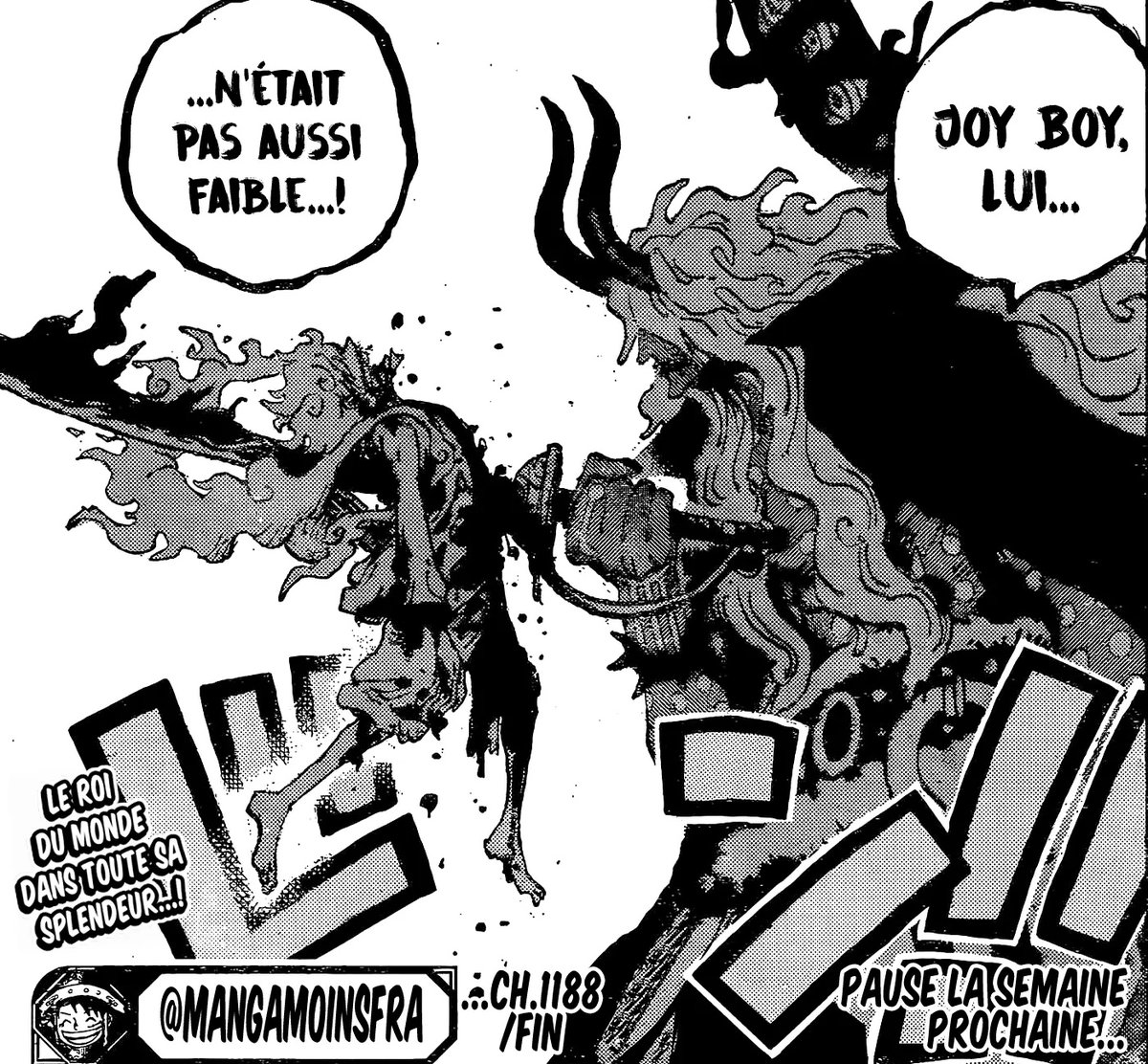 Kozuki_Estesan's tweet photo. #ONEPIECE1188
Mais JoyBoy il envoyait des patates en vibranium chargées de protons nucléaire ou quoi ? https://t.co/V6WvTxEPL7