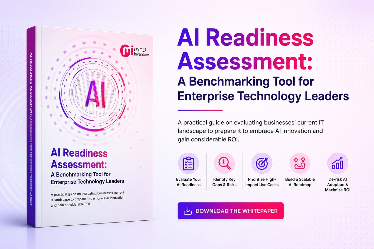 ConnectSteven's tweet photo. AI Readiness Assessment: A Benchmarking Tool for Enterprise Technology Leaders

#AI #artificialintelligence #EnterpriseAI #AIStrategy https://t.co/dS3HHiEB3u