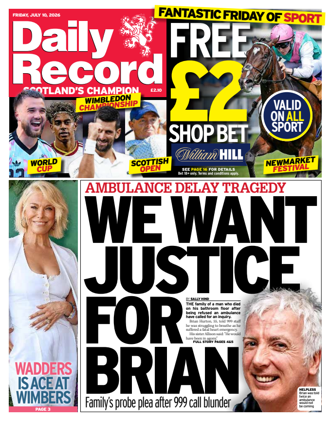 The Daily Record tweet media