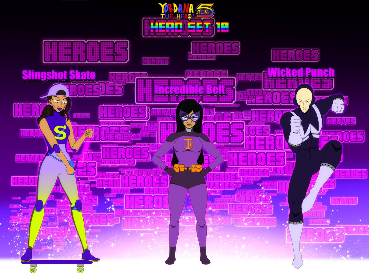 AFujins's tweet photo. Hero set 10
Incredible Belt, Wicked Punch, Slingshot Skate
#originalcharacter #IndieArtist #Heroes https://t.co/WRCCrmRROi