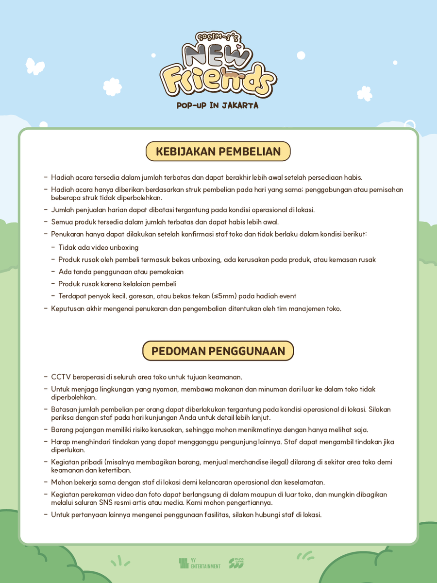KPOPMERCH_POPUP's tweet photo. SOSIM-I'S NEW FRIENDS POP-UP IN JAKARTA

INFORMATION

🗓️2026.07.14 (TUE) ~ 2026.07.22 (WED) 
🕥10:00 - 22:00 (WIB)
📍KPOPMERCH ME:DOM, LGF, Gandaria City Mall

#박지훈 #PARKJIHOON
#소심이 #NEW_FRIENDS_POPUP
#YYentertainment https://t.co/rS4kxLaIJL
