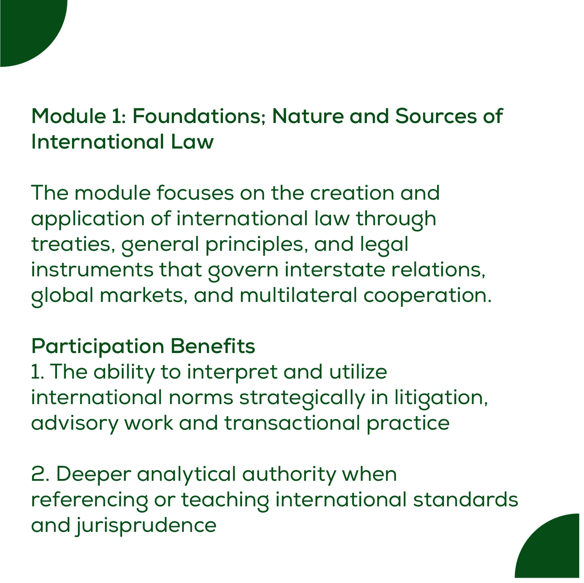 Nigeria_ILA's tweet photo. CASIL Modules Breakdown and Participation Benefits
The Certificate of Advanced Studies in International Law and Diplomacy (#CASIL), co-organized by the International Law Association-Nigerian Branch and @nialsorg, presents brilliant minds across the Nigerian legal landscape with an opportunity to gain professional knowledge of international legal perspectives and requirements for #career #advancement and #professional #development.