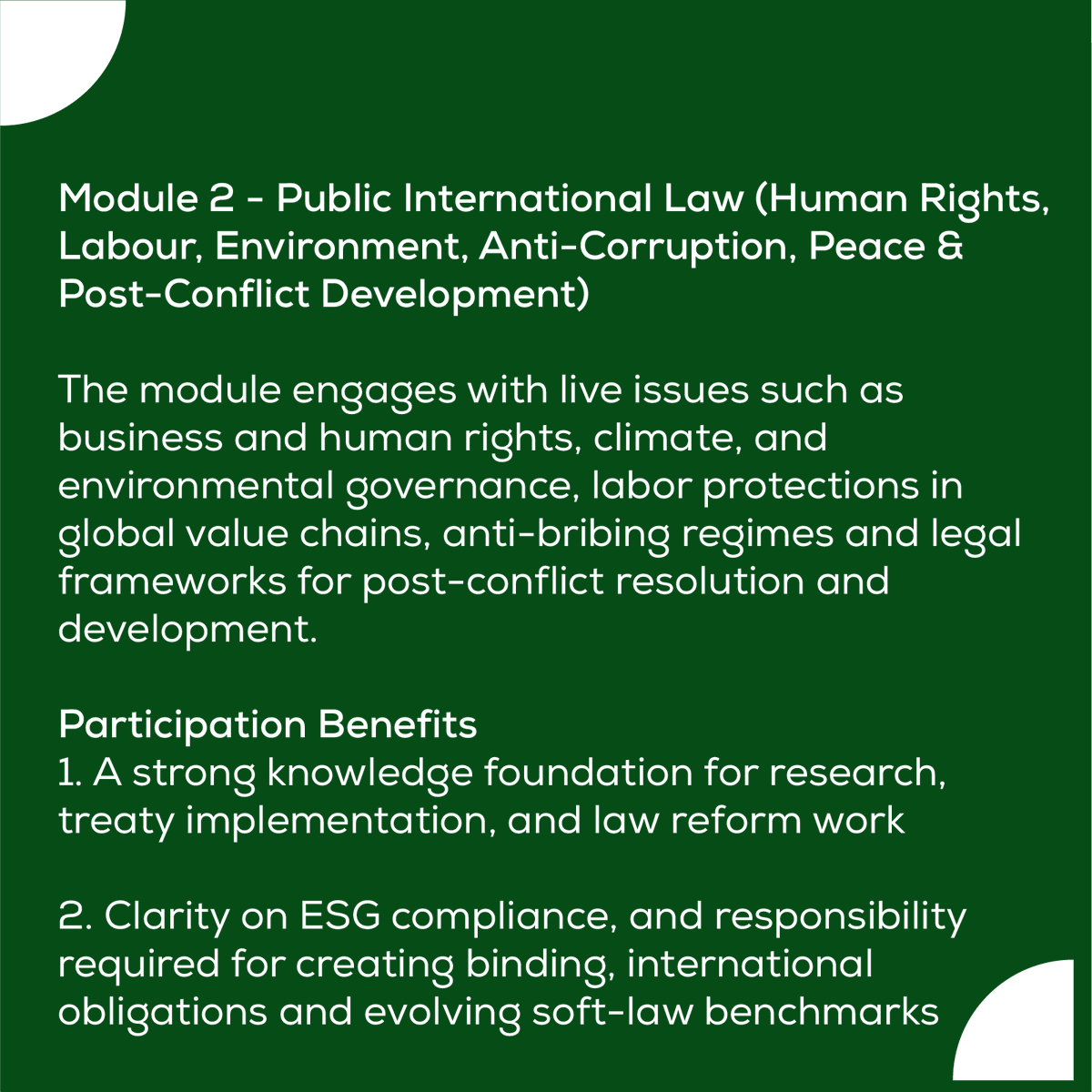 Nigeria_ILA's tweet photo. CASIL Modules Breakdown and Participation Benefits
The Certificate of Advanced Studies in International Law and Diplomacy (#CASIL), co-organized by the International Law Association-Nigerian Branch and @nialsorg, presents brilliant minds across the Nigerian legal landscape with an opportunity to gain professional knowledge of international legal perspectives and requirements for #career #advancement and #professional #development.