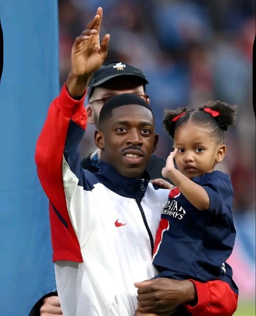 BahityaRonaldo's tweet photo. Ousmane Dembele and his beloved daughter ❤️ https://t.co/n6bH0EApm8