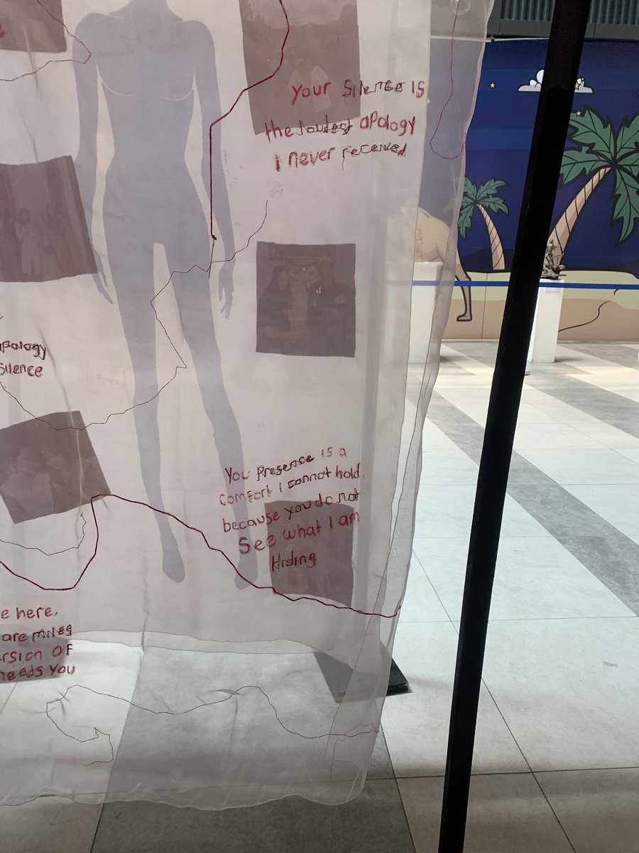 icecioffee's tweet photo. "The Invisible Child's Plea"
2026
Organza Fabric, Organdy Fabric, Thread, Needle, Glass Pencil, Print on Fabric
150 x 85 cm

#art #textileart https://t.co/LLaSVQ2f2C