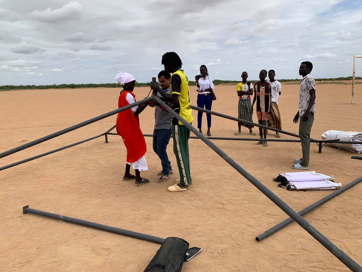 SFCG_Kenya's tweet photo. Freedom of religion begins with the freedom to gather, worship, and belong.

We  officially handed over a dedicated community tent at IFO Camp in the Dadaab Refugee Complex, creating a safe and inclusive space that advances Freedom of Religion or Belief (FoRB) https://t.co/FmXbEtO2LB